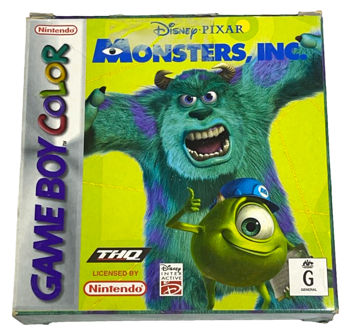 Disney Pixar Monsters, Inc. Nintendo Gameboy Boxed *Complete* (Preowned)