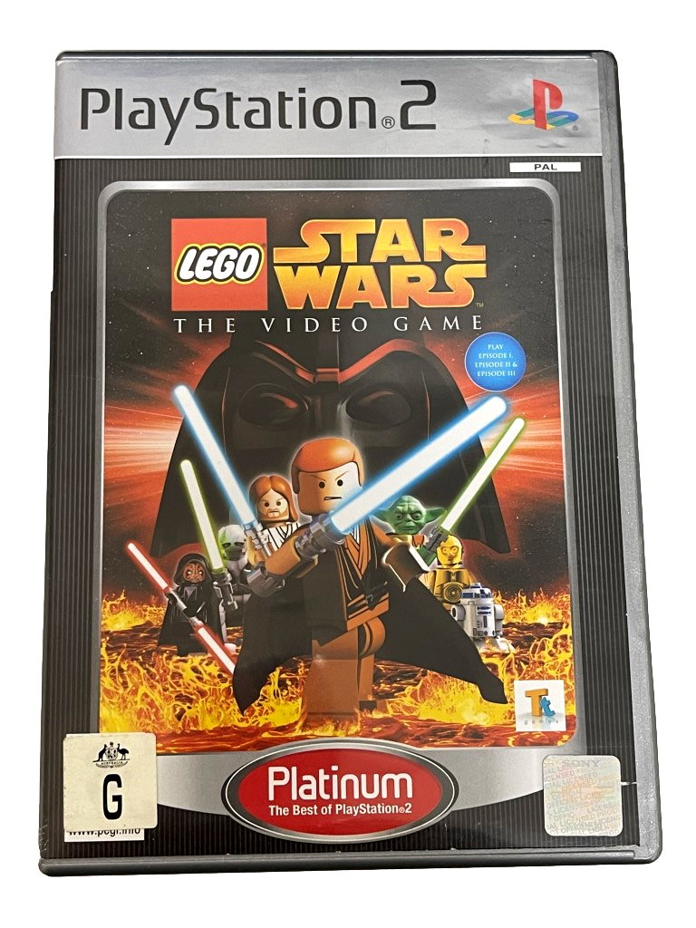 Lego Star Wars The Video Game PS2 (Platinum) PAL *No Manual* (Preowned)