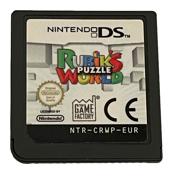 Rubik's Puzzle World Nintendo DS 2DS 3DS Game *Cartridge Only* (Preowned)