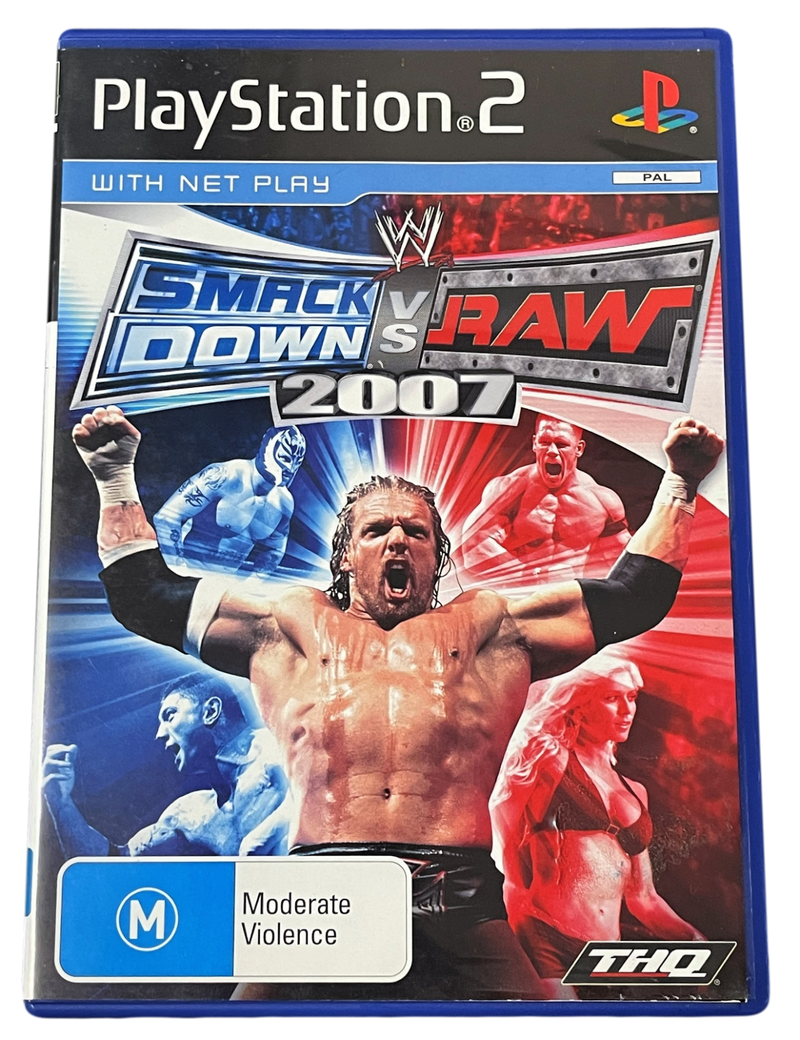 Smack Down Vs Raw 2007 PS2 PAL *No Manual* (Preowned)