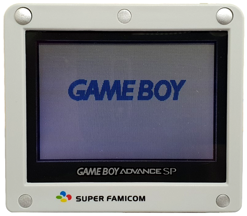 Nintendo Gameboy Advance SP Super Famicom AGS-001 RetroFit + USB Charger  (Refurbished)