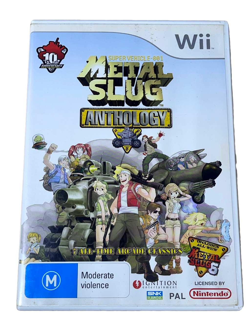 Metal Slug Anthology Nintendo Wii PAL *Complete* Wii U Compatible (Pre