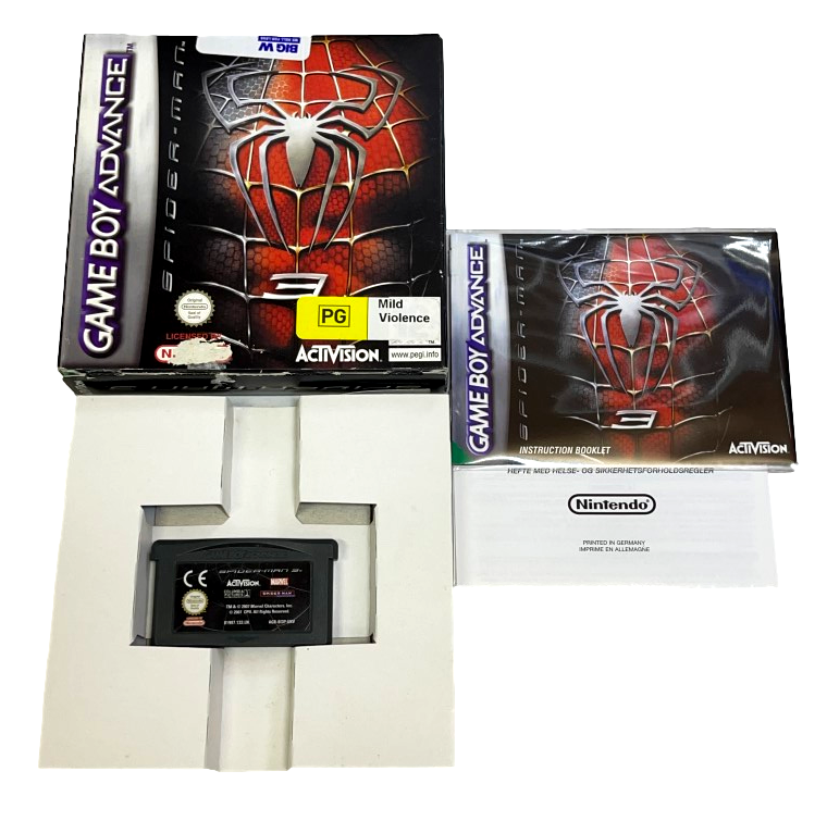 Spider-Man 3 Nintendo Gameboy Advance GBA Complete* Boxed (Preowned)