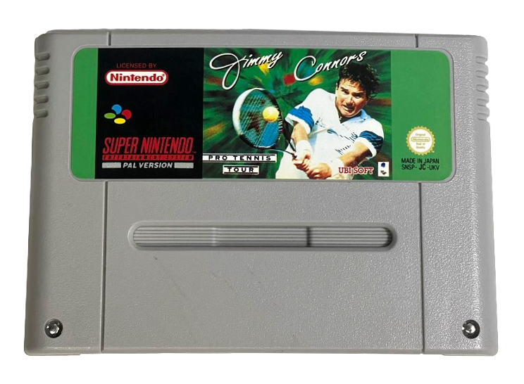 Jimmy Connors Pro Tennis Tour Super Nintendo SNES PAL (Preowned)