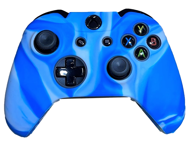 Silicone Cover For XBOX ONE Controller Skin Case Blue/White