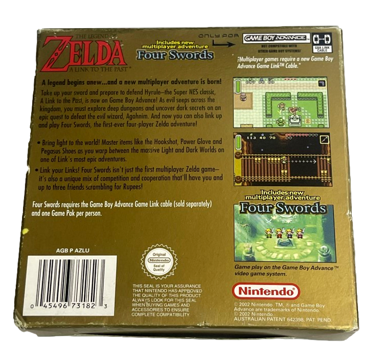 The Legend of Zelda Four Swords Gameboy Advanced GBA *Manual* Boxed (Pre-Owned)