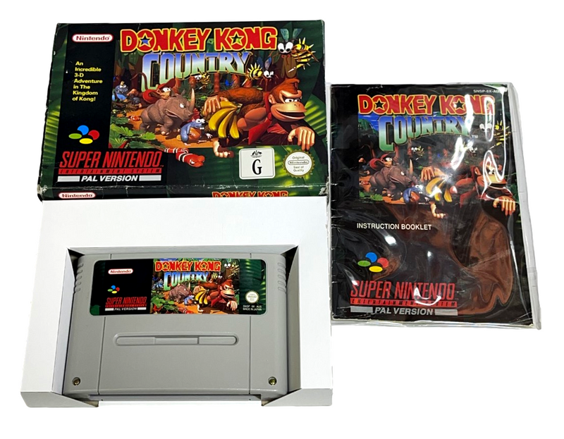 Donkey Kong Country Nintendo SNES Boxed PAL *Complete*