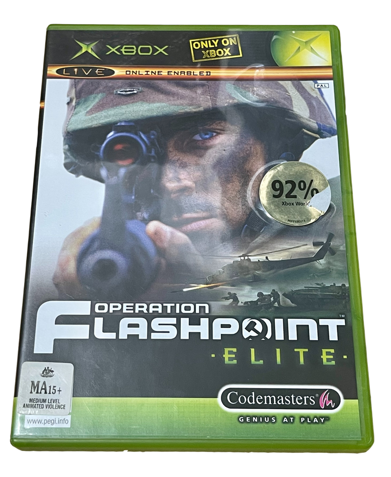 Operation Flashpoint Elite XBOX Original PAL *Complete* (Pre-Owned)
