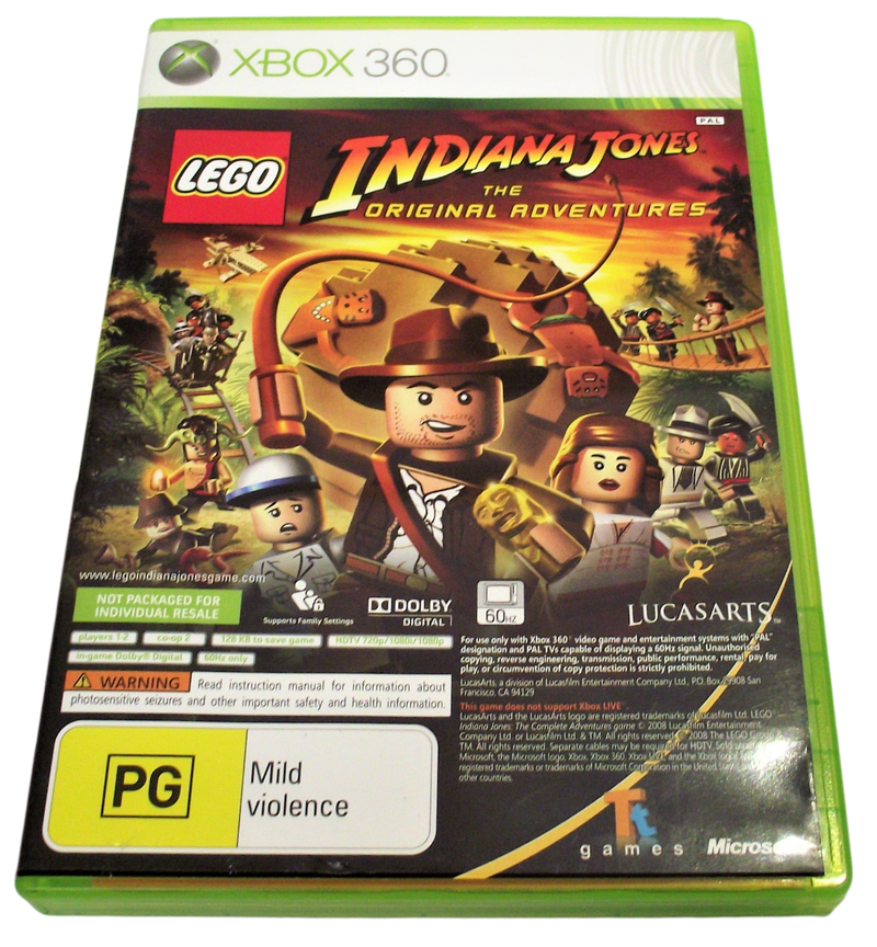 LEGO Indiana Jones And Kung Fu Panda Dual Pack XBOX 360 PAL (Pre-Owned