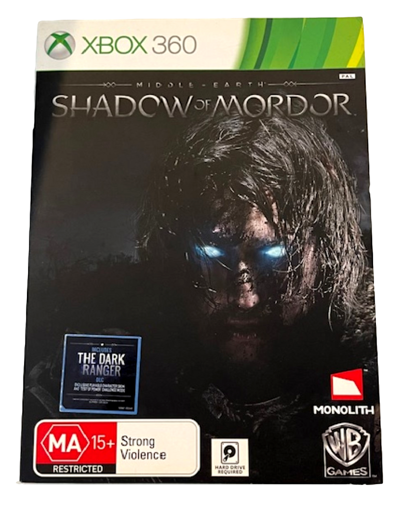 Shadow of Mordor XBOX 360 (With Outer Slip) (Preowned)