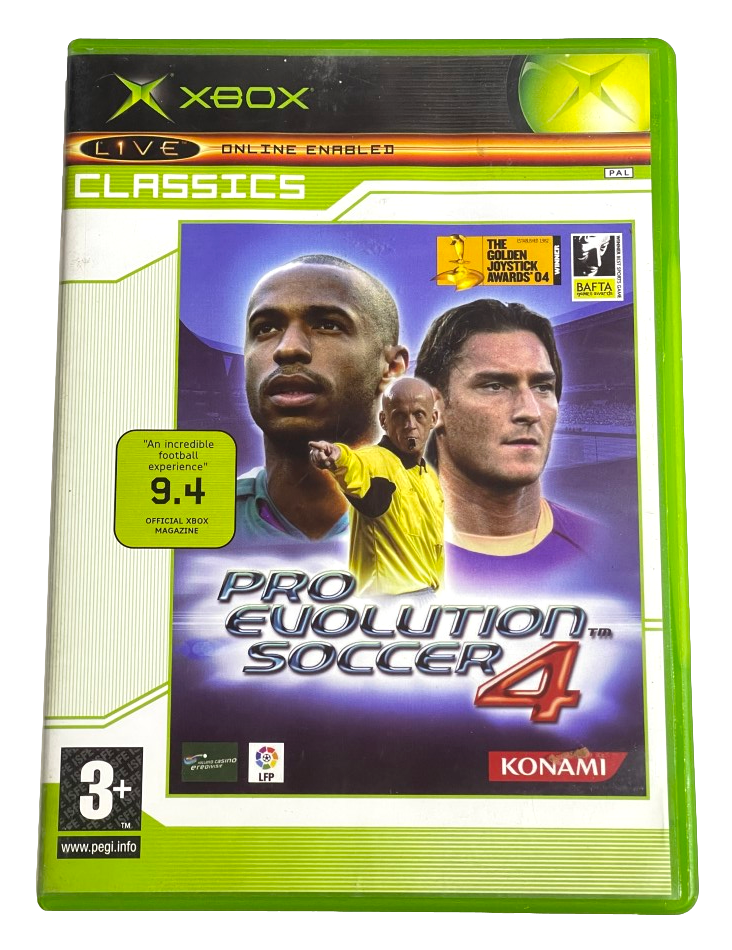 Pro Evolution Soccer 4 Xbox Original PAL (Classics) *Complete* (Pre-Owned)