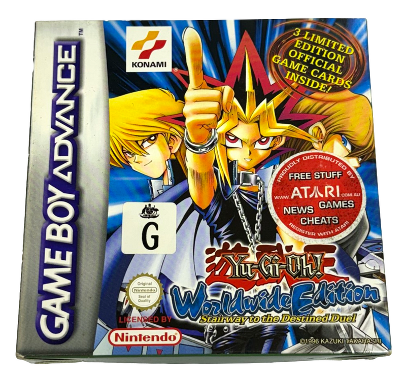 Yu-Gi-Oh Stairway to the Destined Duel Nintendo Gameboy Advance GBA *Complete* (Preowned)