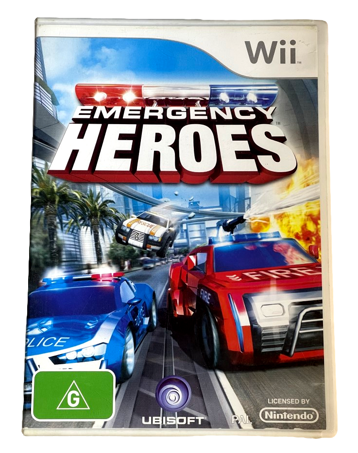 Emergency Heroes Nintendo Wii PAL *Complete* Wii U Compatible (Pre-Owned)