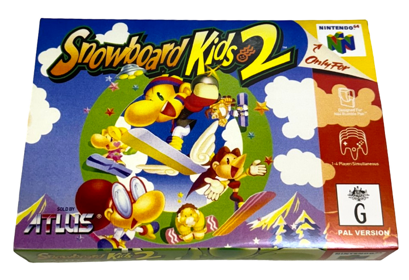 Snowboard Kids 2 Nintendo 64 N64 Boxed PAL *Complete* (Read Description) (Preowned)