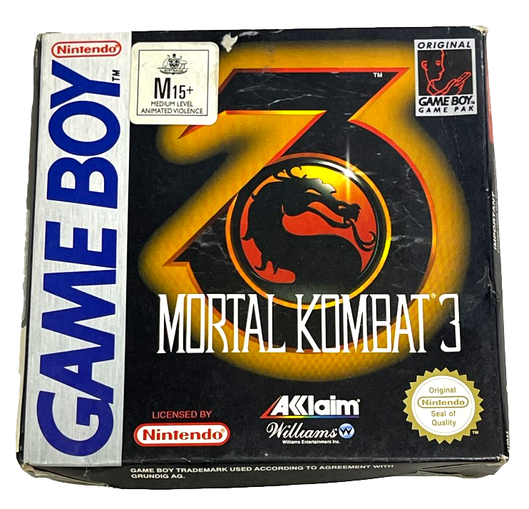 Mortal Kombat 3 Nintendo Gameboy *Complete* Boxed (Preowned)