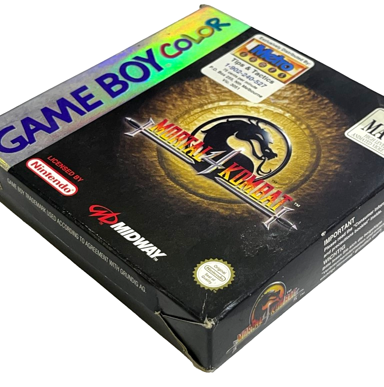 Mortal Kombat 4 Nintendo Gameboy Boxed *Complete* (Preowned)