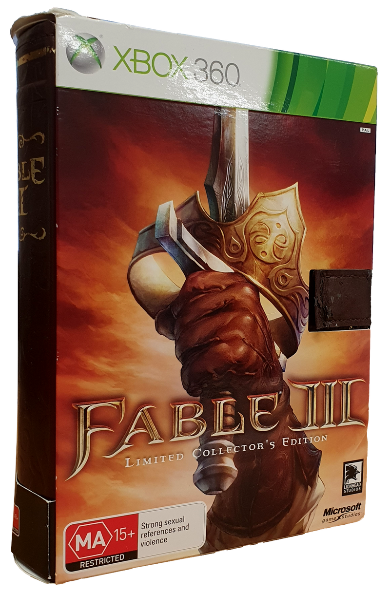 Fable III Limited Collectors Edition Complete Microsoft XBOX 360 PAL (Pre-Owned)