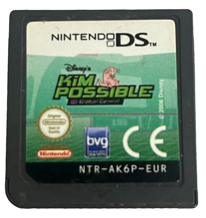 Kim Possible Global Gemini Nintendo DS 2DS 3DS Game *Cartridge Only* (Pre-Owned)