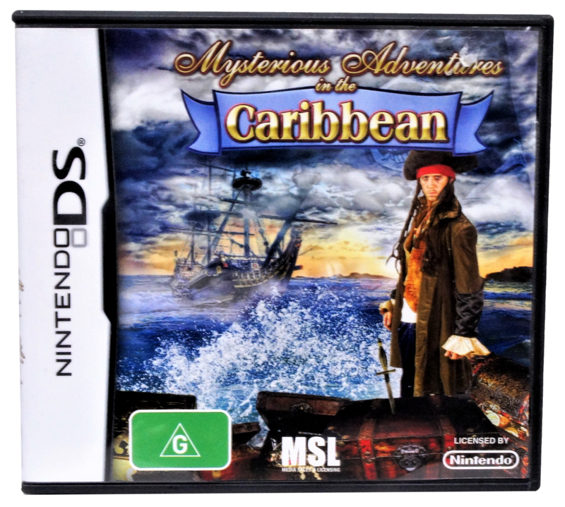 Mysterious Adventures In The Caribbean Nintendo DS 3DS Game *Complete* (Pre-Owned)