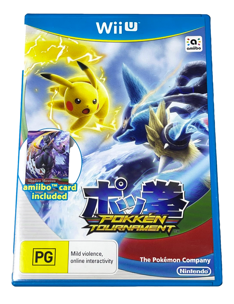 Pokken Tournament Nintendo Wii U PAL *No Card* (Pre-Owned)