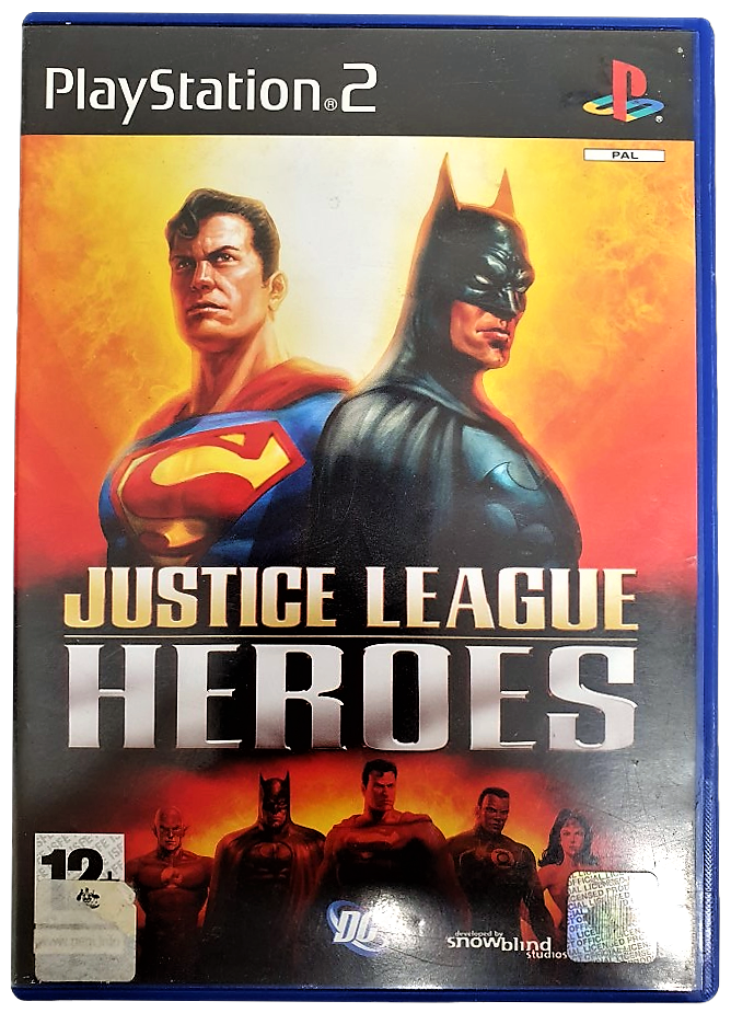 Justice League Heroes PS2 PAL *No Manual* Playstation 2 (Preowned)