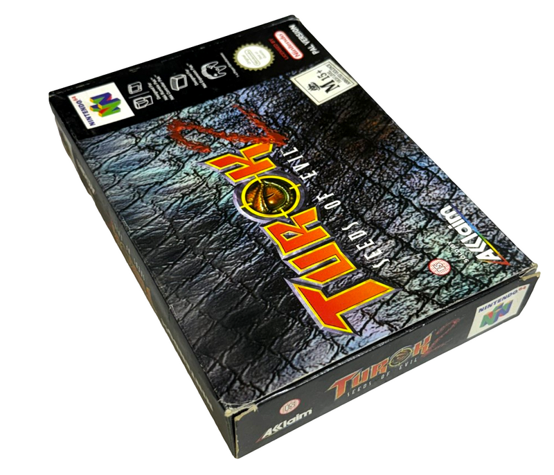 Turok 2 Seeds of Evil Nintendo 64 N64 Boxed PAL *Complete*