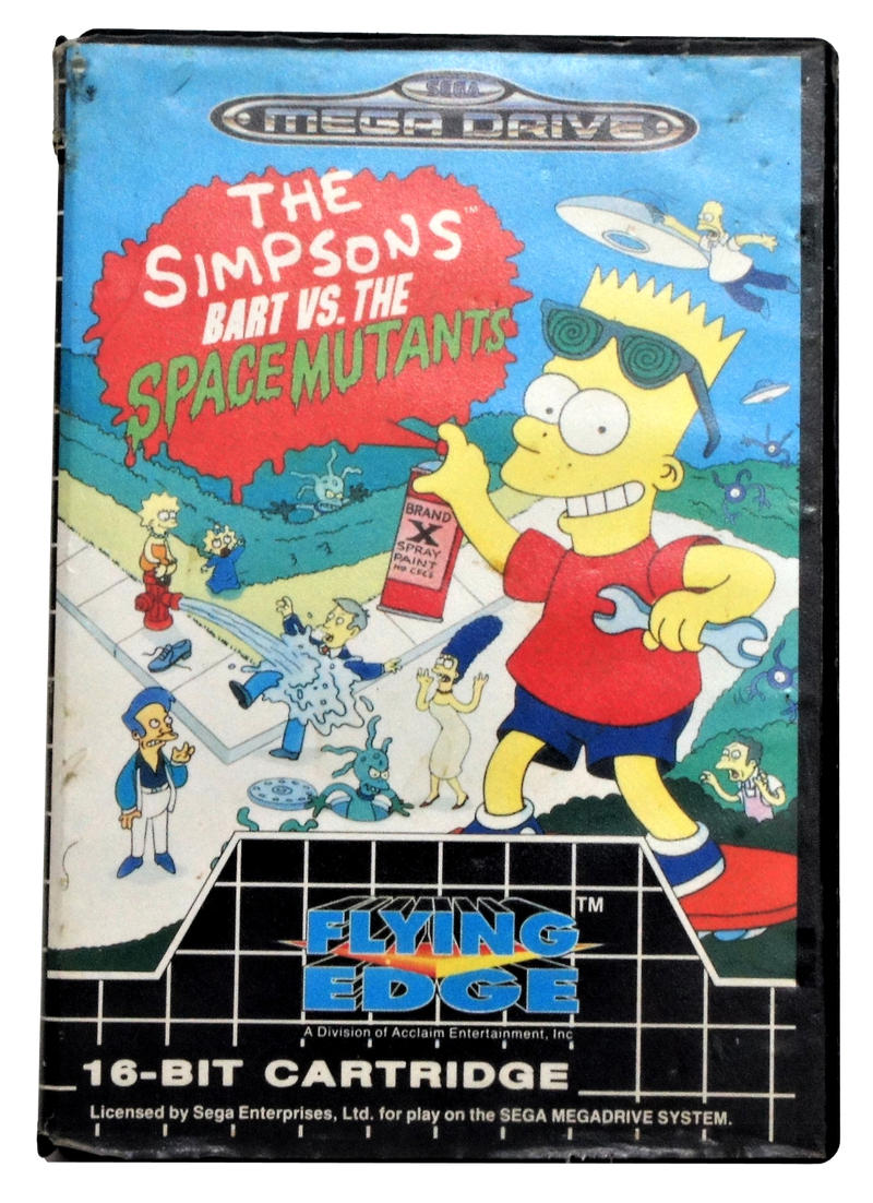 The Simpsons Bart Vs The Space Mutants Sega Mega Drive *No Manual* (Pre-Owned)