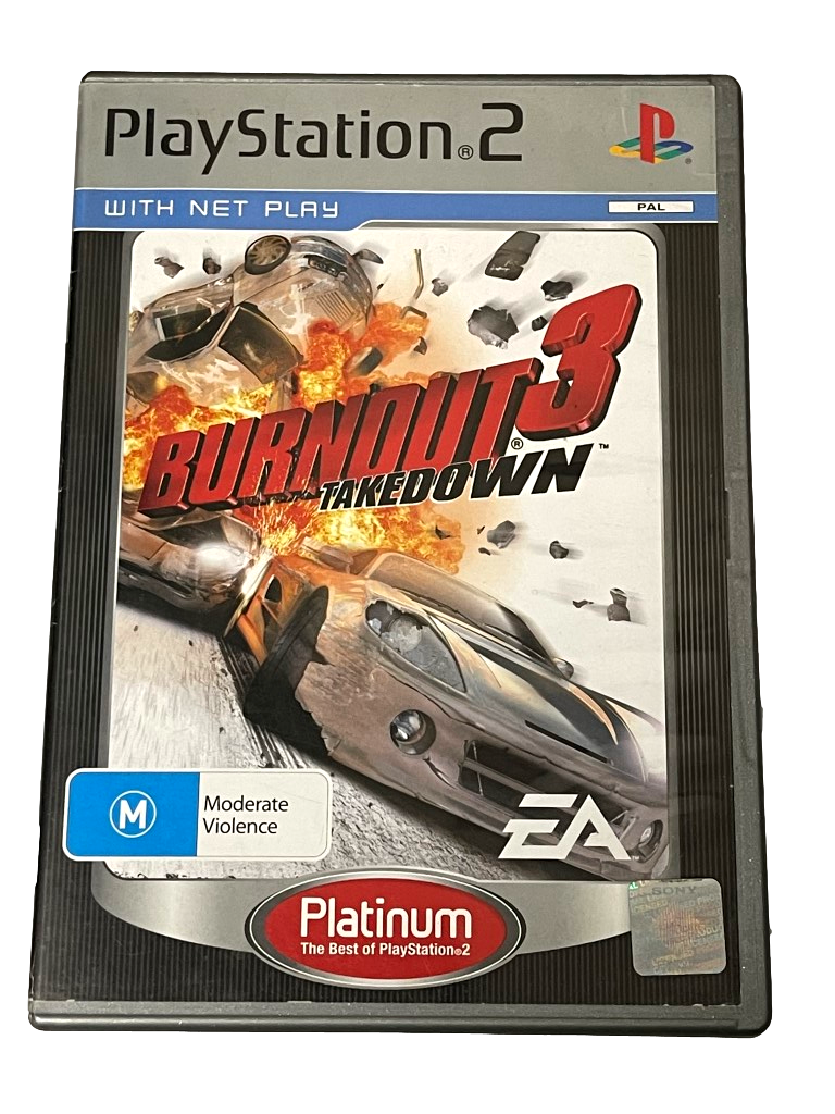 Burnout 3 Takedown PS2 (Platinum) PAL *No Manual* (Preowned)