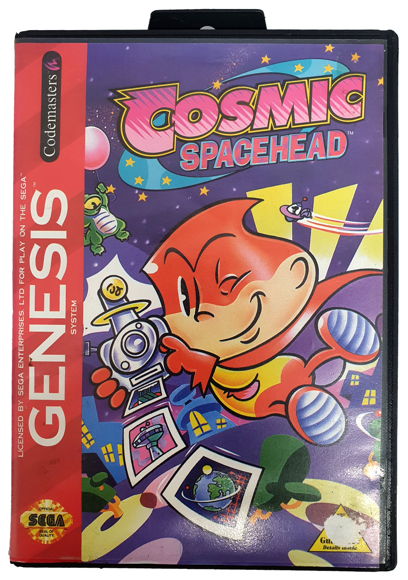 Cosmic Spacehead Sega Genesis / Mega Drive *Complete* Region Free (Ex Rental) (Pre-Owned)