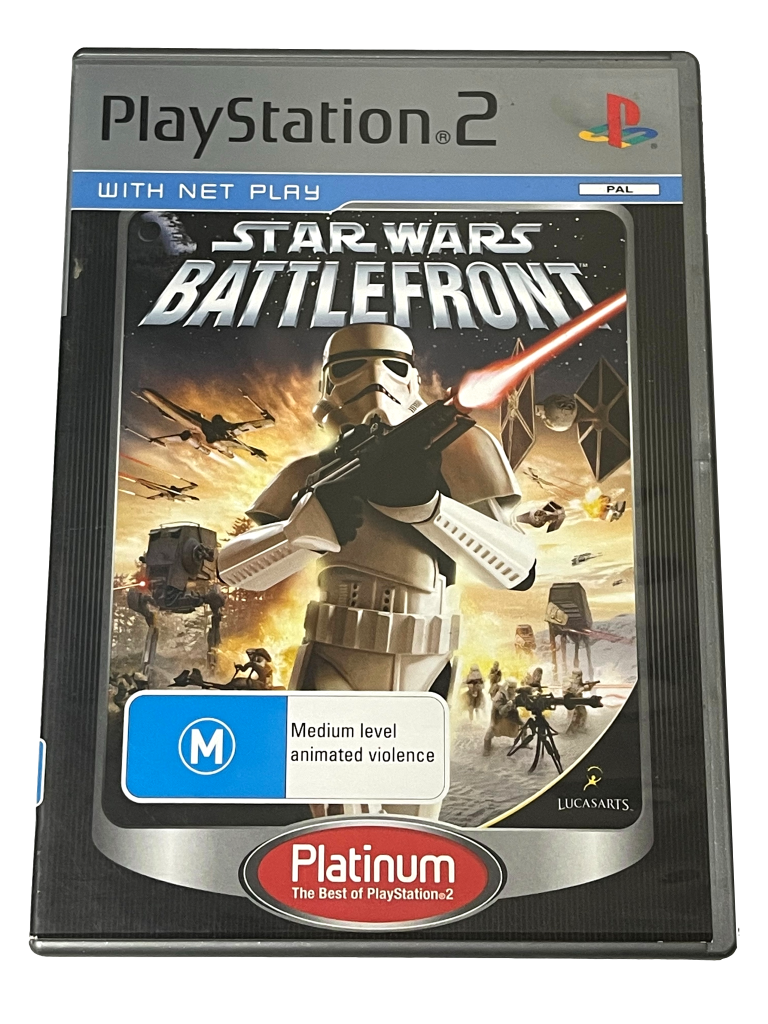 Star Wars Battlefront PS2 (Platinum) PAL *Complete* (Preowned)