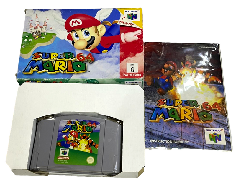 Super Mario 64 Nintendo 64 N64 Boxed PAL *Complete*