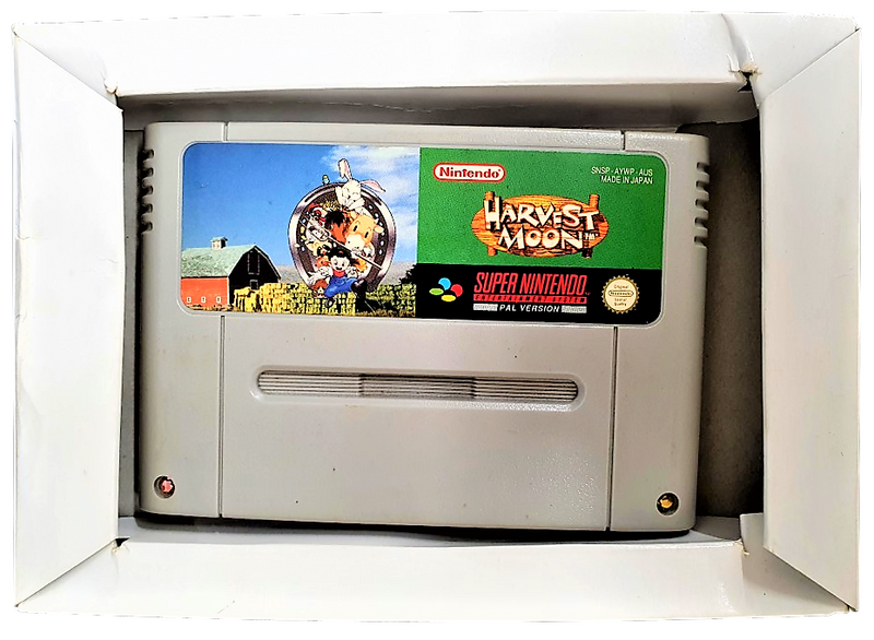 Harvet Moon Super Nintendo SNES Boxed *No Manual* PAL (Preowned)