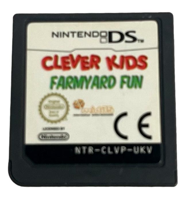 Farmyard Fun Clever Kids Nintendo DS 2DS 3DS Game *Cartridge Only* (Pre-Owned)