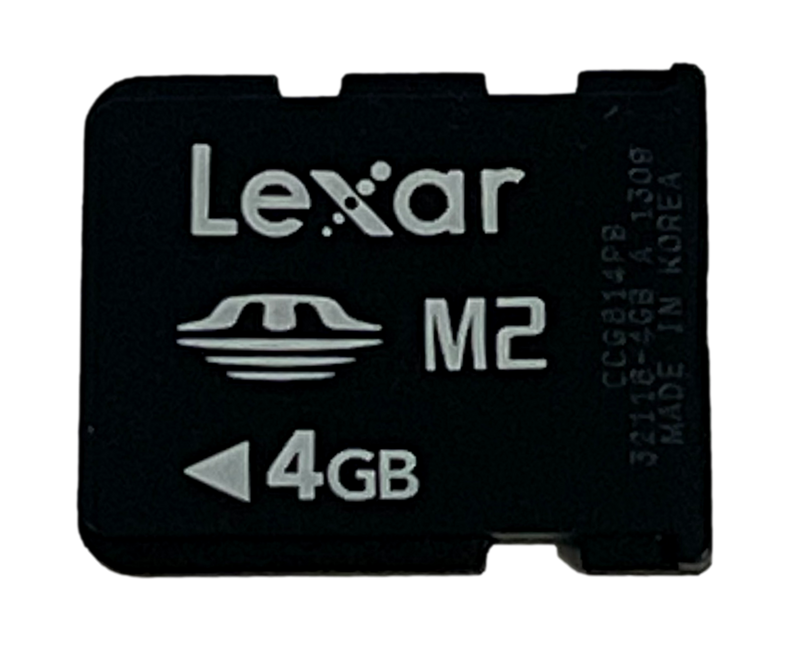 Lexar 4GB Sony PSP Go M2 Memory Stick Pro Duo Memory Card Genuine (Preowned)