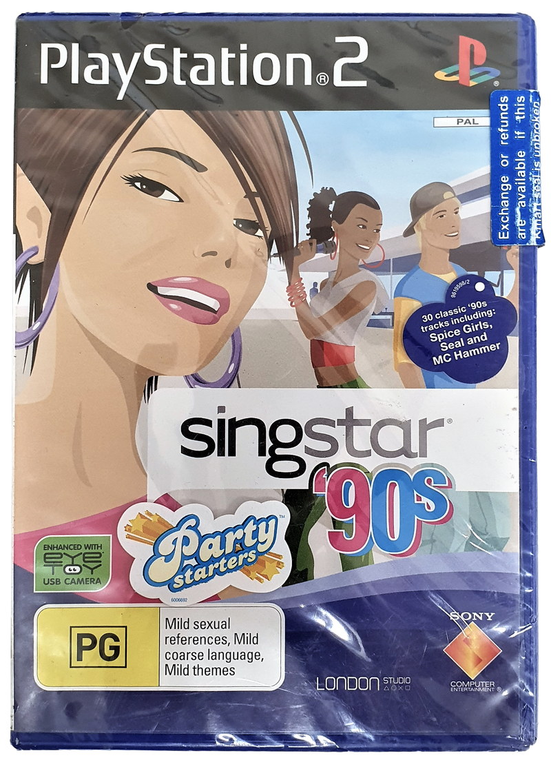 SingStar '90s PS2 PAL *Sealed* Playstation 2
