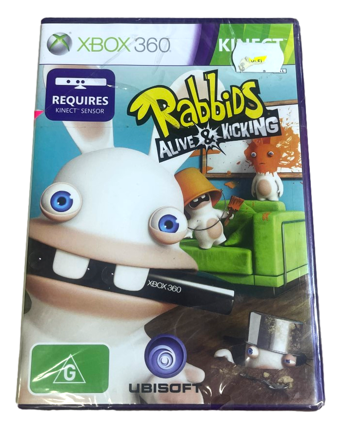 Rabbids Alive & Kicking XBOX 360 PAL Kinect *Sealed*