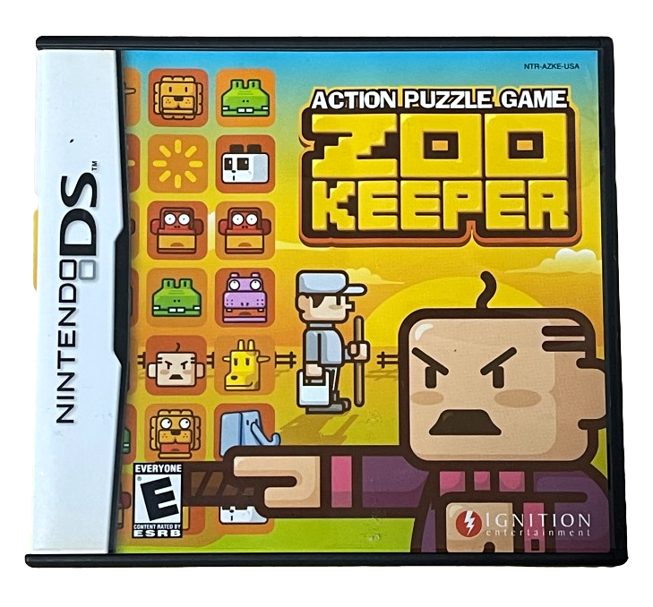 Zoo Keeper Nintendo DS 2DS 3DS Game *Complete* (Pre-Owned)