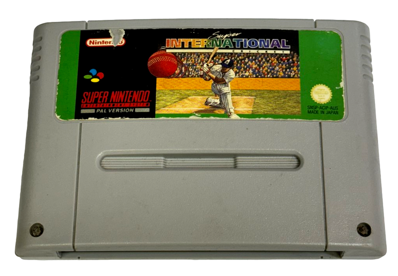 Super International Cricket Super Nintendo SNES PAL