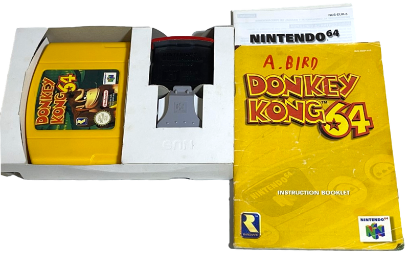 Donkey Kong 64 Nintendo 64 N64 Boxed PAL *Complete* Expansion Pak & Puller (Preowned)