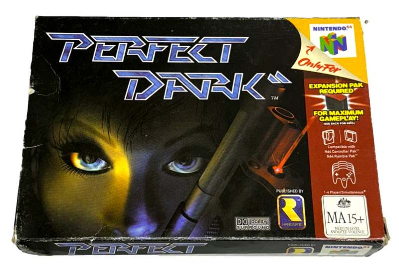 Perfect Dark Nintendo 64 N64 Boxed PAL *Complete*