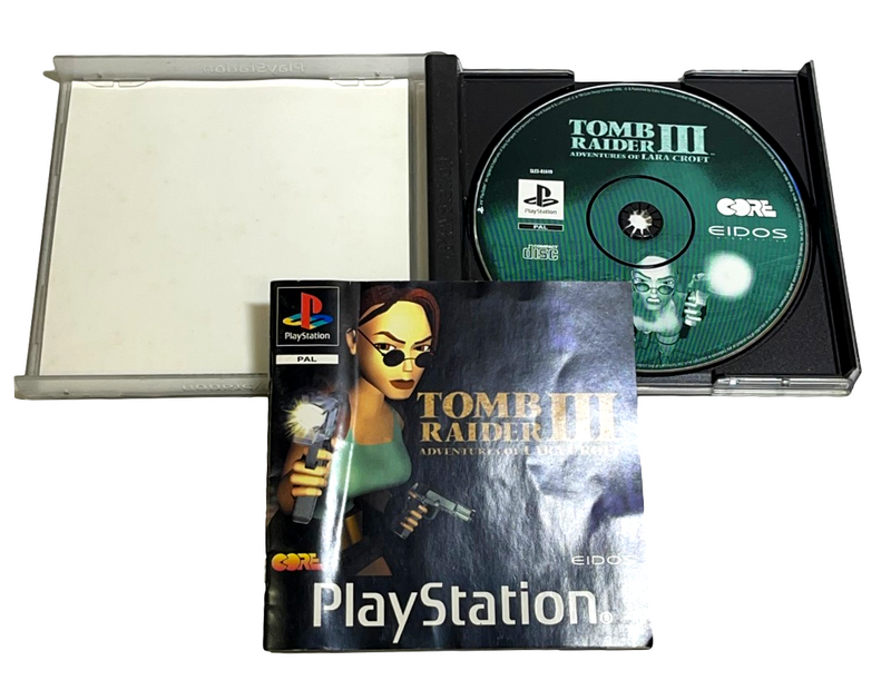 Tomb Raider III  PS1 PS2 PS3 PAL *Complete*