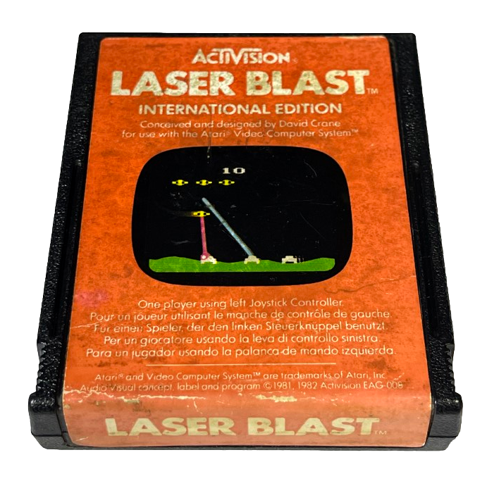 Laser Blast Atari 2600 *Cartridge Only*