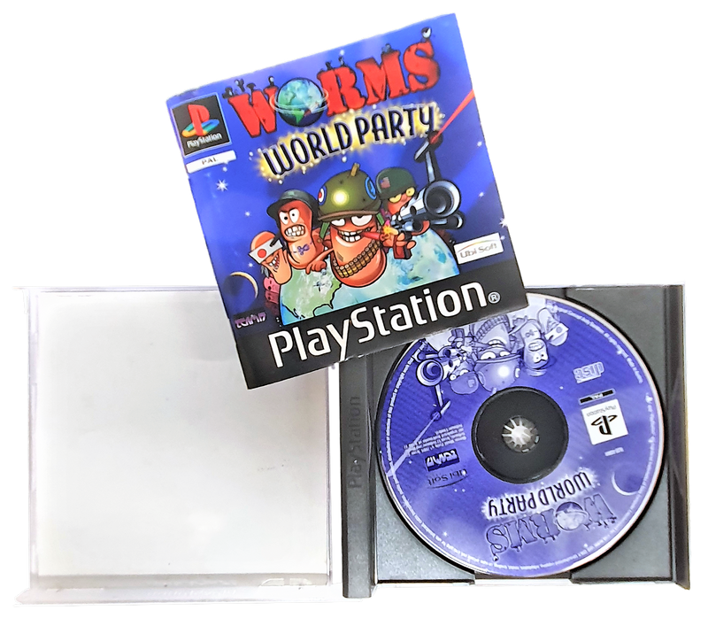 Worms World Party PS1 PS2 PS3 PAL *Complete* (Pre-Owned)