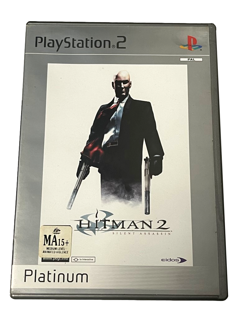 Hitman 2 Silent Assassin PS2 (Platinum) PAL *Complete* (Preowned)