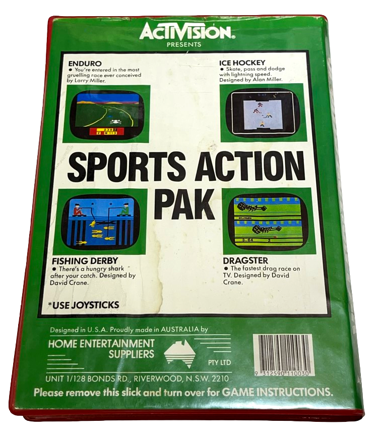 Sports Action Pak Atari 2600 *Complete*