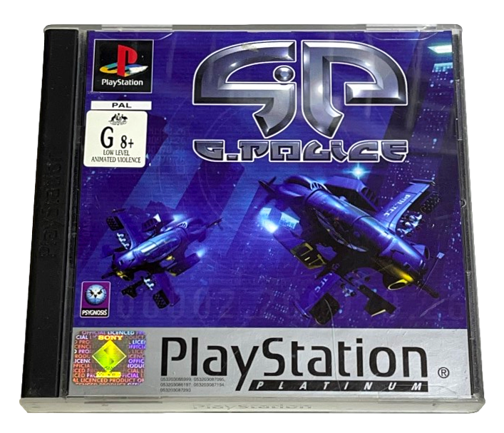 G-Police PS1 PS2 PS3 PAL (Platinum) *Complete* (Preowned)