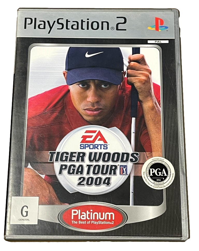 Tiger Woods PGA Tour 2004 (Platinum) PS2 PAL *Complete* (Preowned)