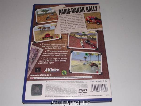 Paris Dakar Rally PS2 PAL *Complete* (Preowned)