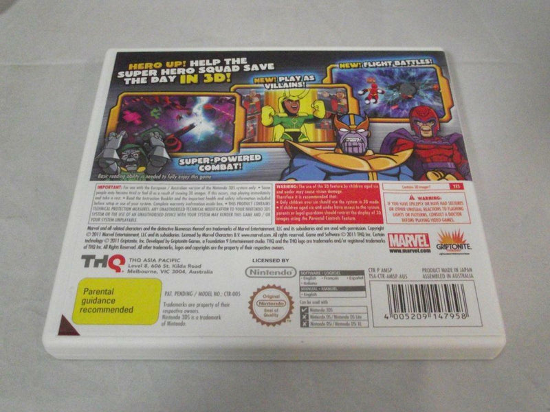 Marvel Super Hero Squad The Infinity Gauntlet Nintendo 3DS 2DS Game (Pre-Owned)