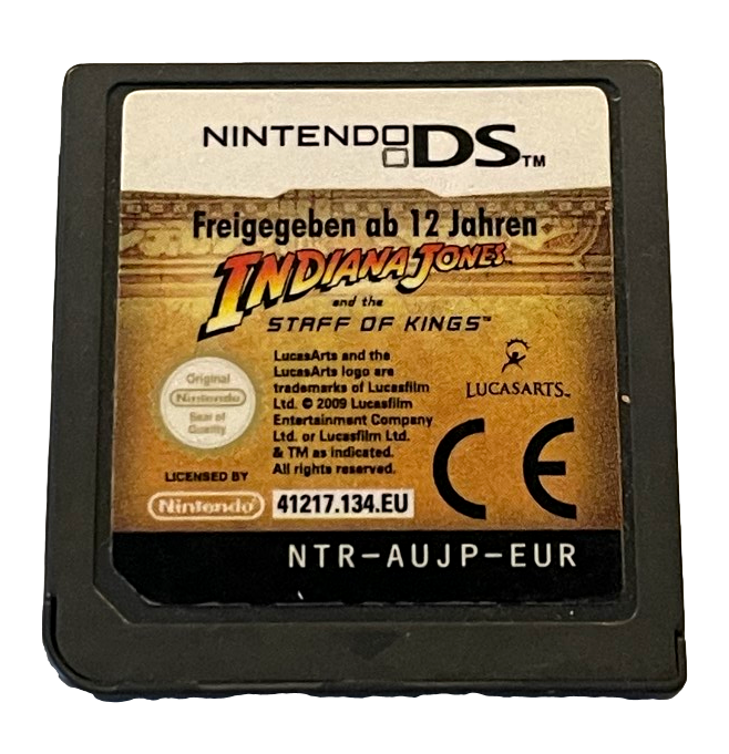 Indiana Jones and the Staff of Kings Nintendo DS 2DS 3DS Game *Cartridge Only* (Pre-Owned)